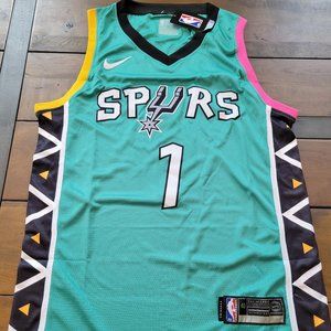 #1 pick Victor Wembanyama San Antonio Spurs Rookie Basketball Jersey Medium